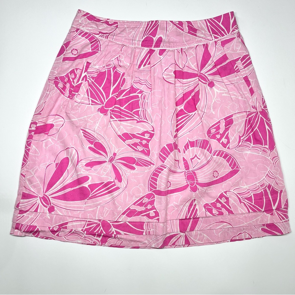 Lilly Pulitzer A-Line Flare Knee Length Skirt Size 6 Excellent Condition Vintage